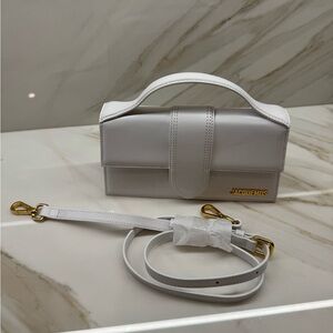 Jacquemus Bambino White Leather Women's Bag
